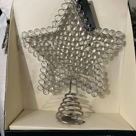 Rachel Zoe Crystal Star Christmas Tree Topper box - not included due too weight - Picture 5 of 12